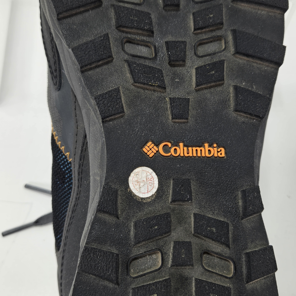 Columbia Flow District Gray Trail Hiking Sneaker with Blue Accents Men's Size 10 - Picture 10 of 13